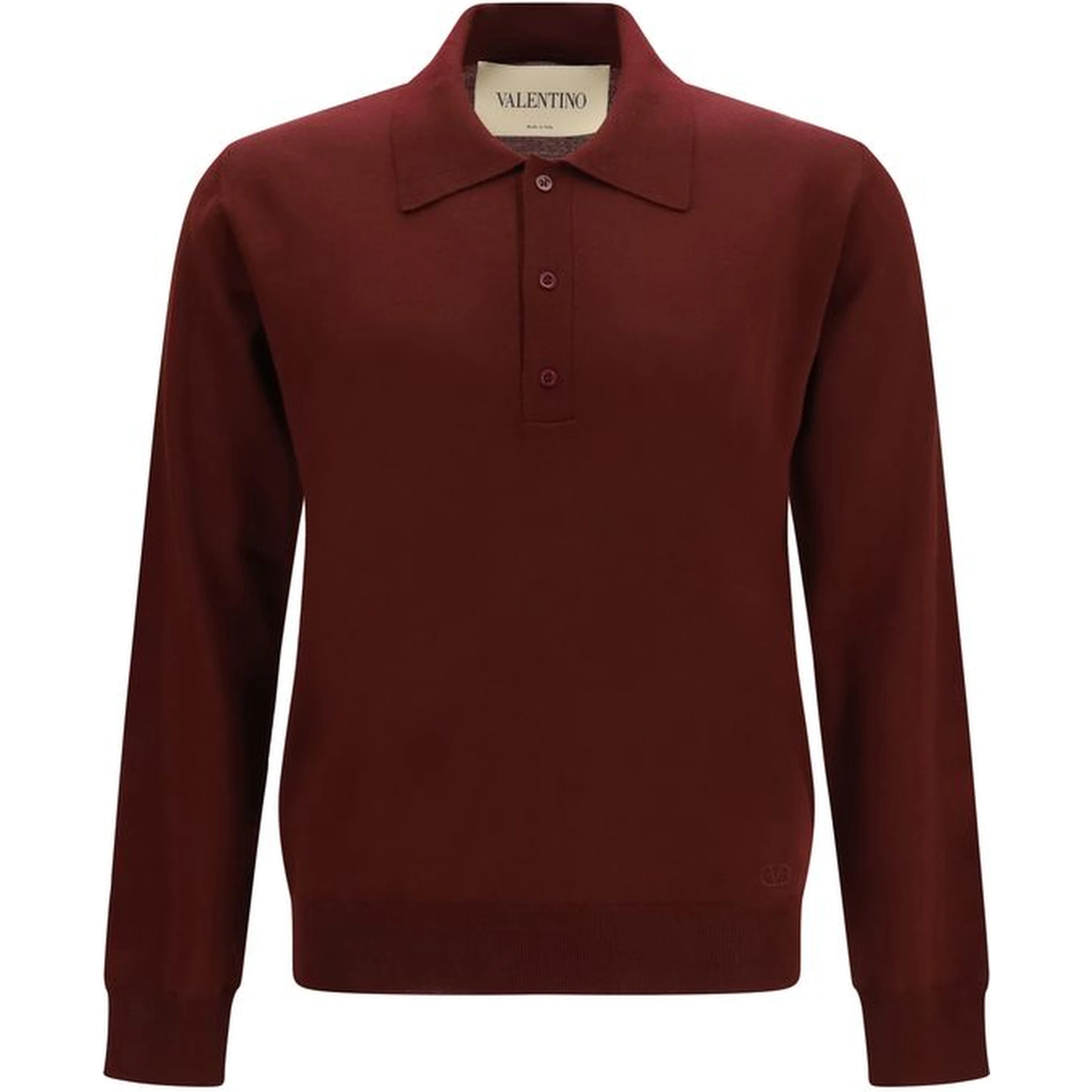 Bordeaux Wool Oves Aries Polo Shirt