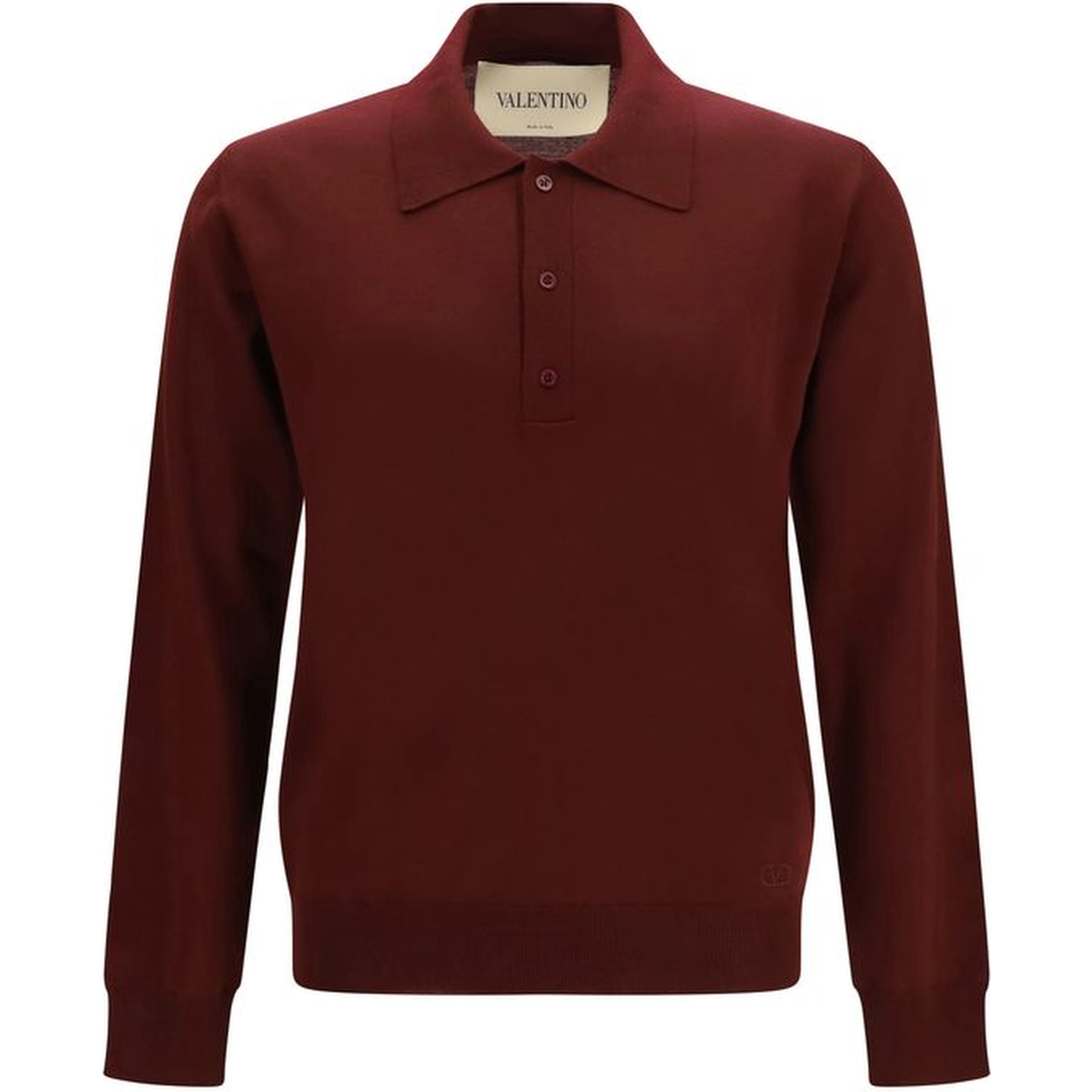 Bordeaux Wool Oves Aries Polo Shirt