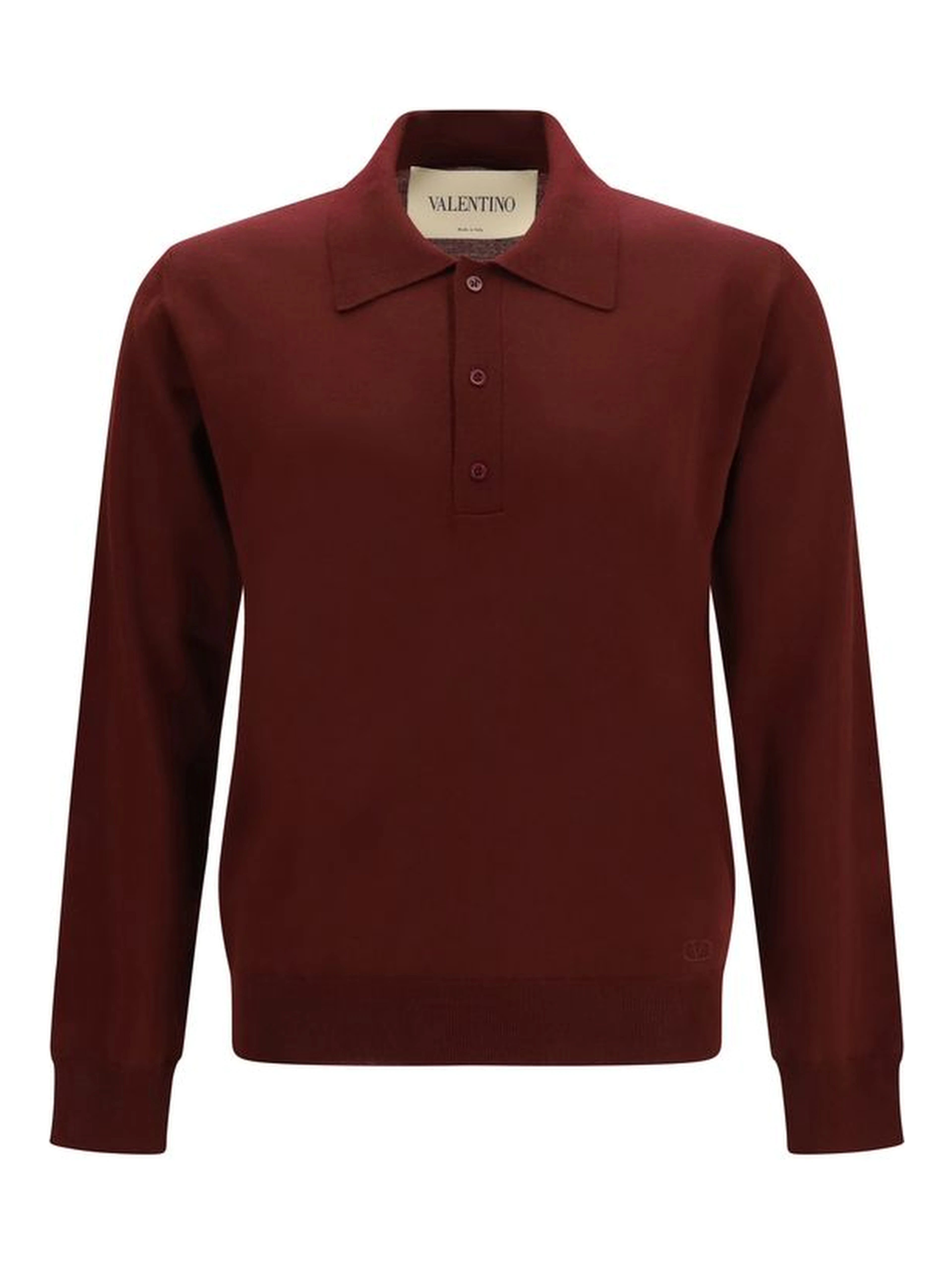 Bordeaux Wool Oves Aries Polo Shirt