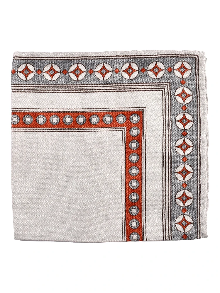 Bicolor Silk Pocket Square