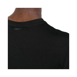 Black Cotton T-Shirt