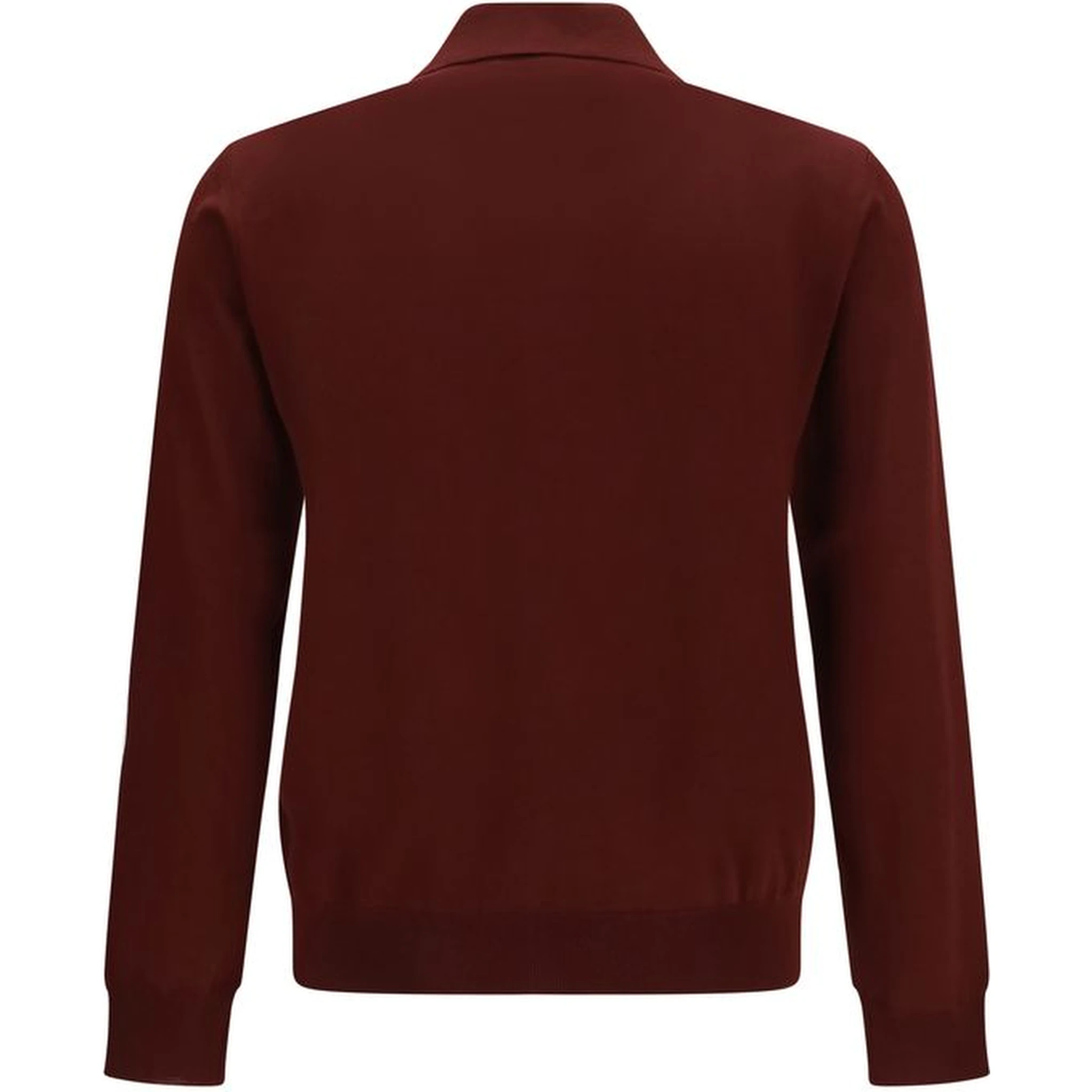 Bordeaux Wool Oves Aries Polo Shirt