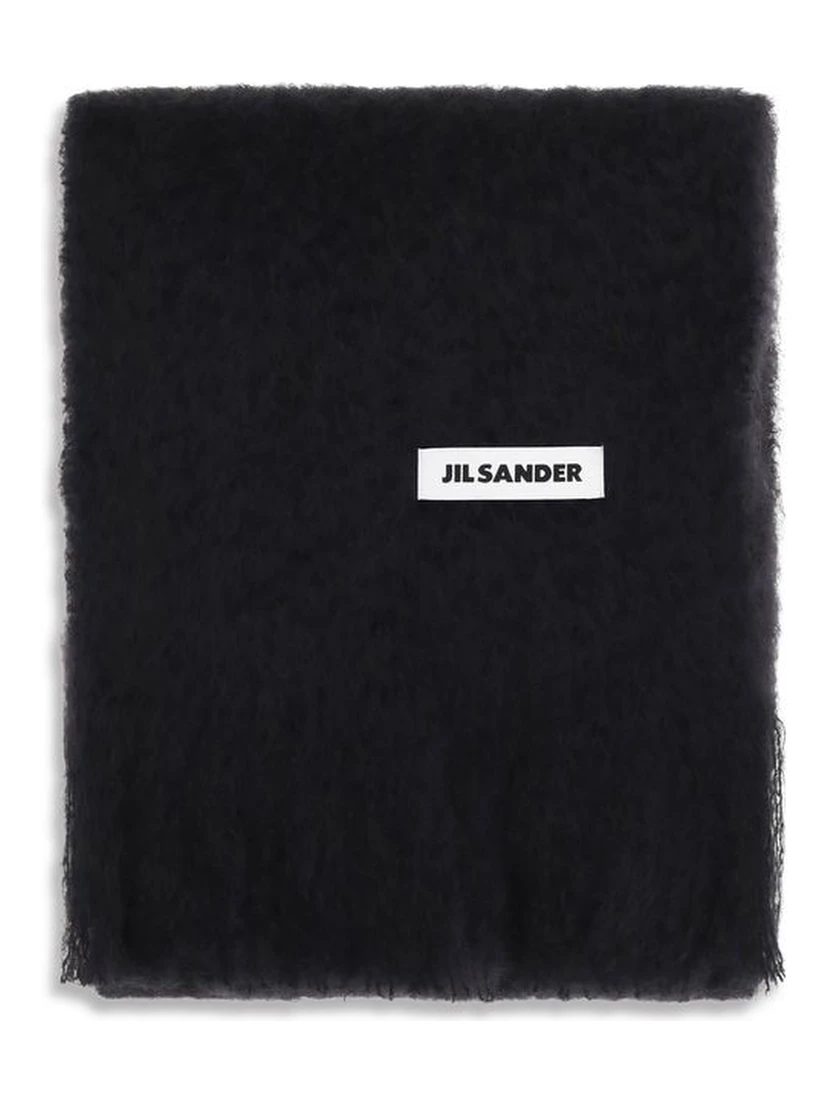 Black Wool Oves Aries Scarf
