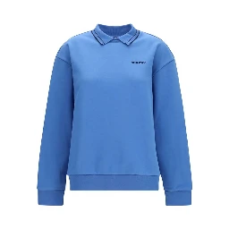 Blue Cotton Sweatshirt