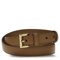 Beige Calf Leather Bos Taurus Regular Belt