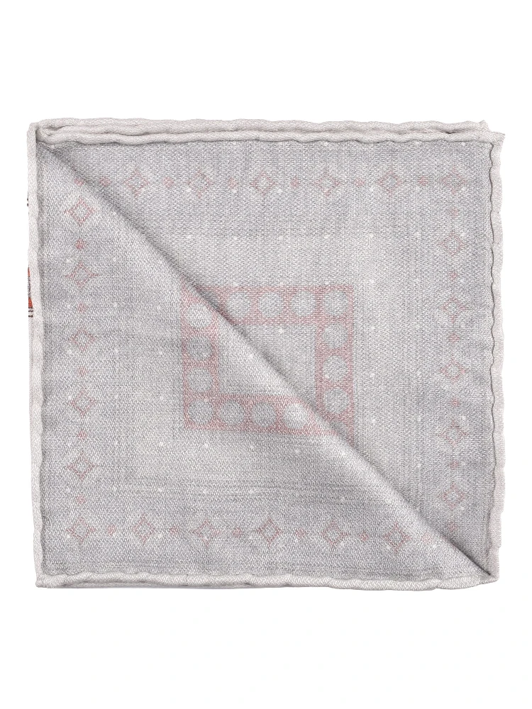 Bicolor Silk Pocket Square alternative