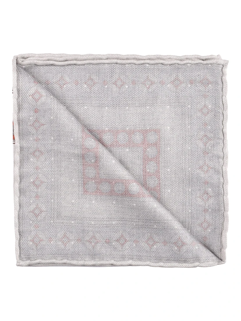 Bicolor Silk Pocket Square