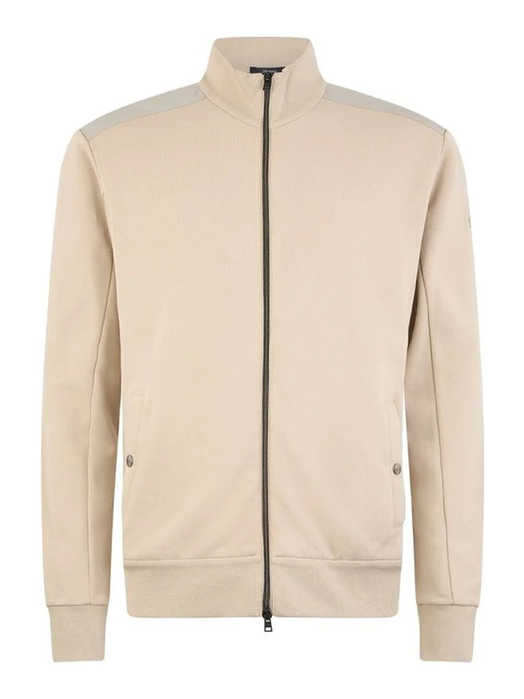 Beige Cotton Sweatshirt