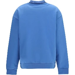 Blue Cotton Sweatshirt