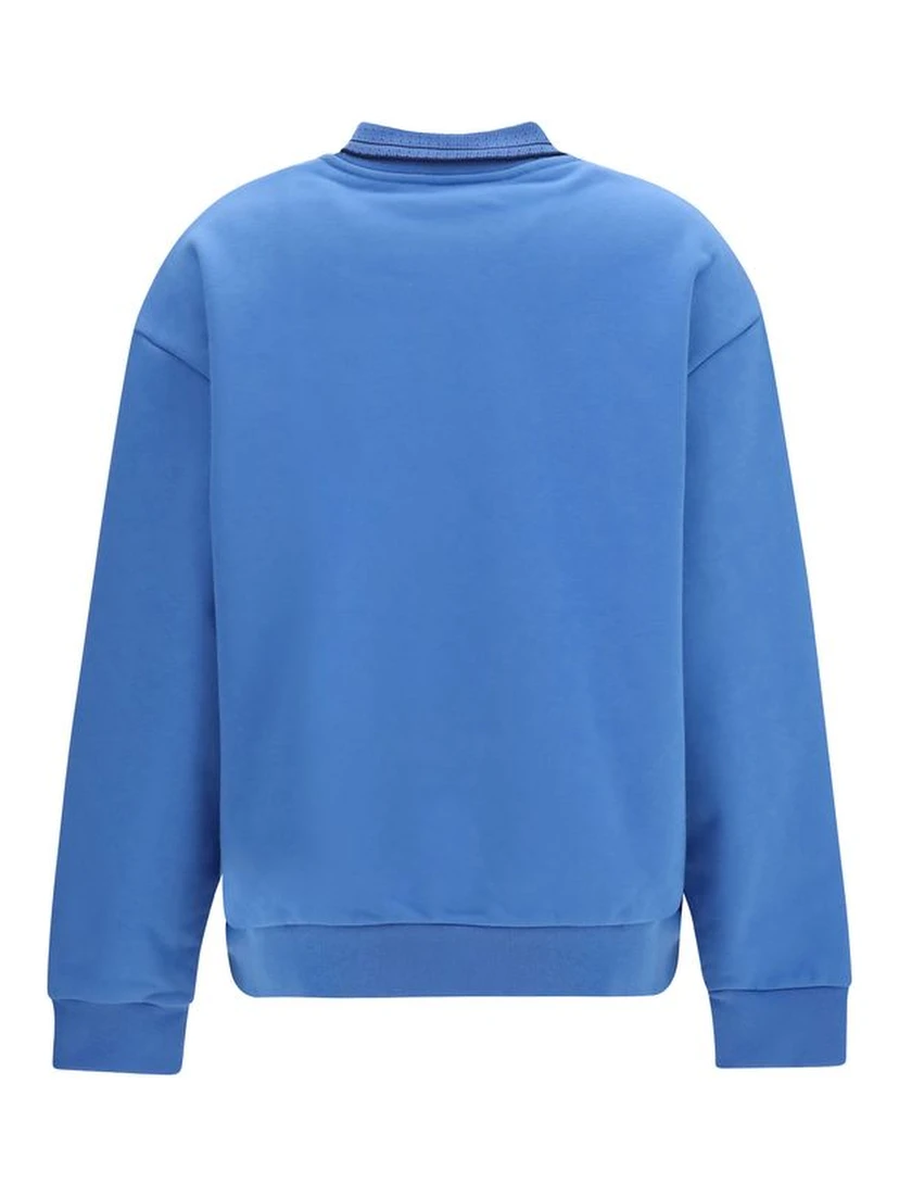 Blue Cotton Sweatshirt
