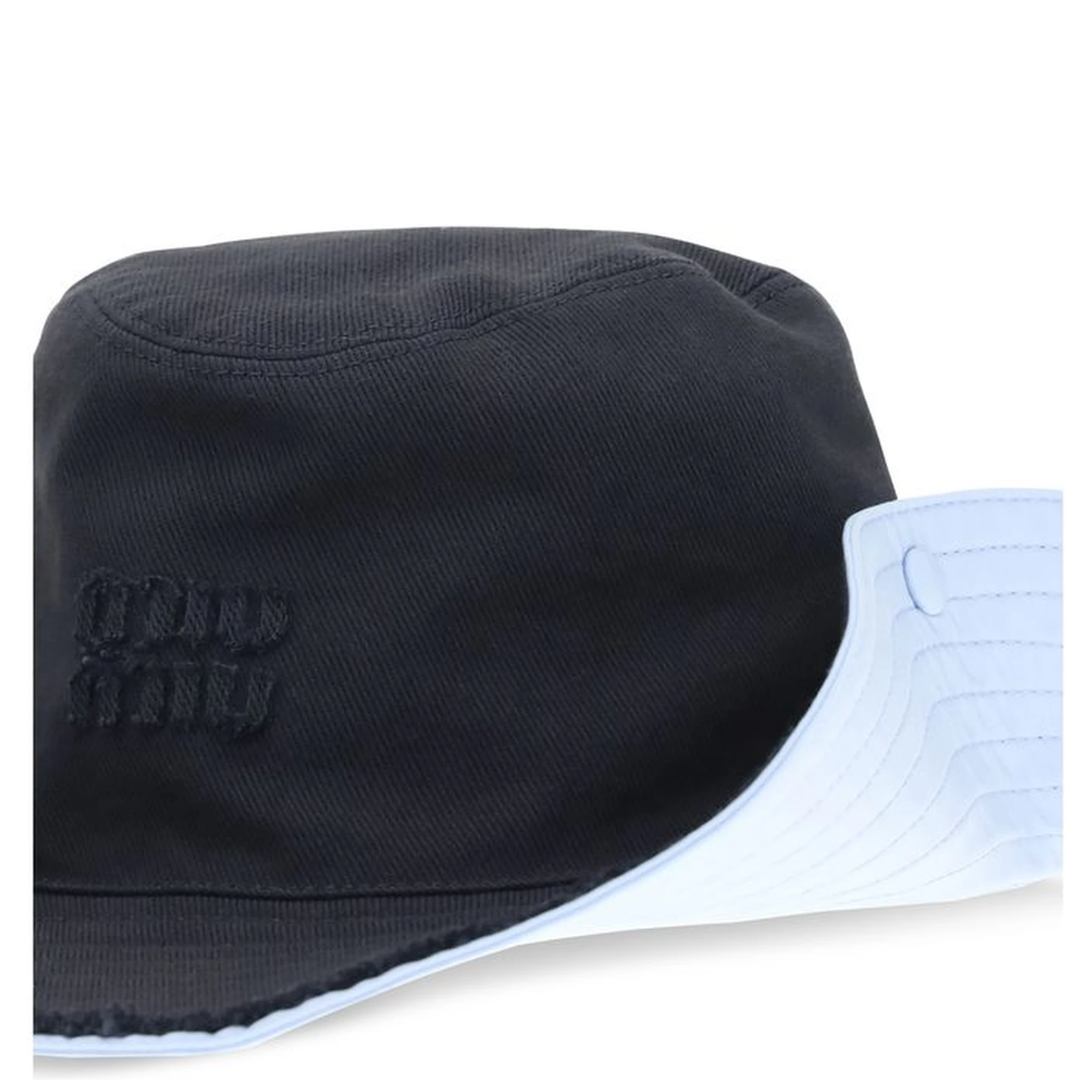 Blue Cotton Bucket Hat