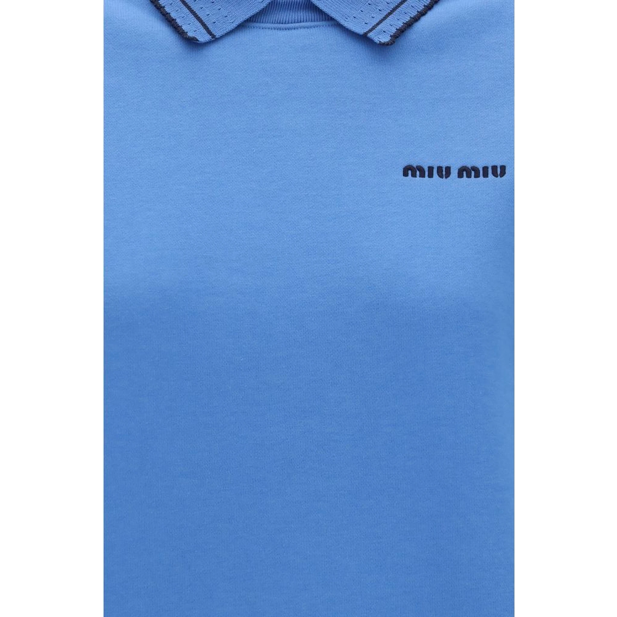 Blue Cotton Sweatshirt