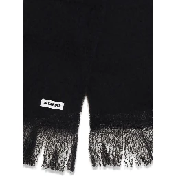 Black Wool Oves Aries Scarf