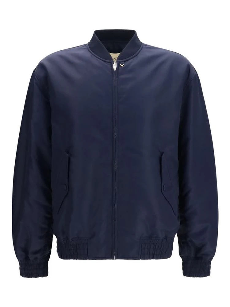 Blue Polyamide Bomber