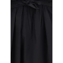 Black Cotton Casual Dress