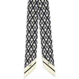 Blue Silk Scarf