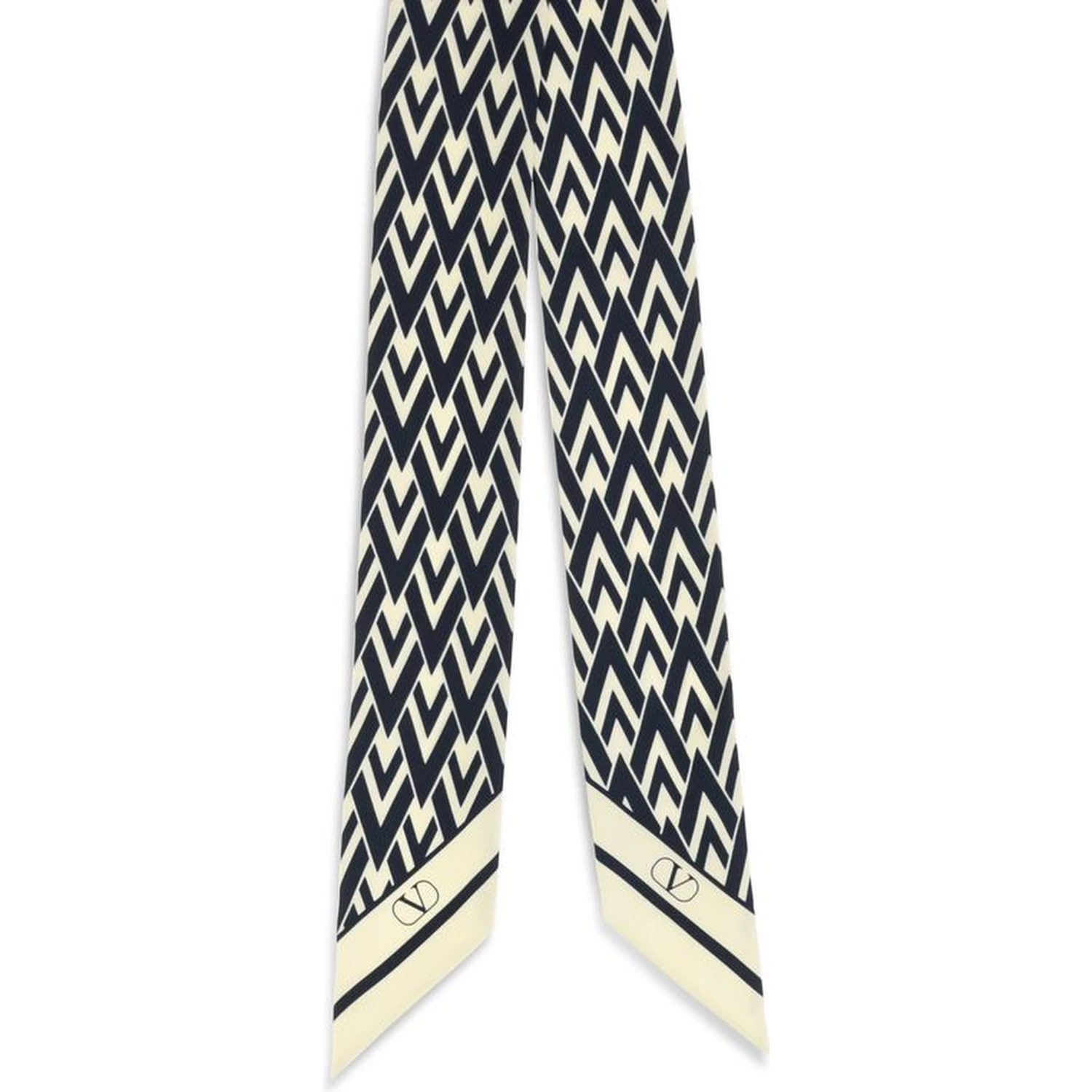 Blue Silk Scarf