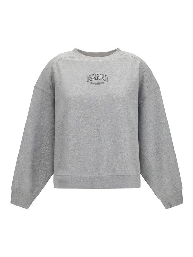 Gray Cotton Sweatshirt
