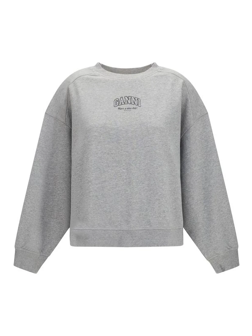 Gray Cotton Sweatshirt