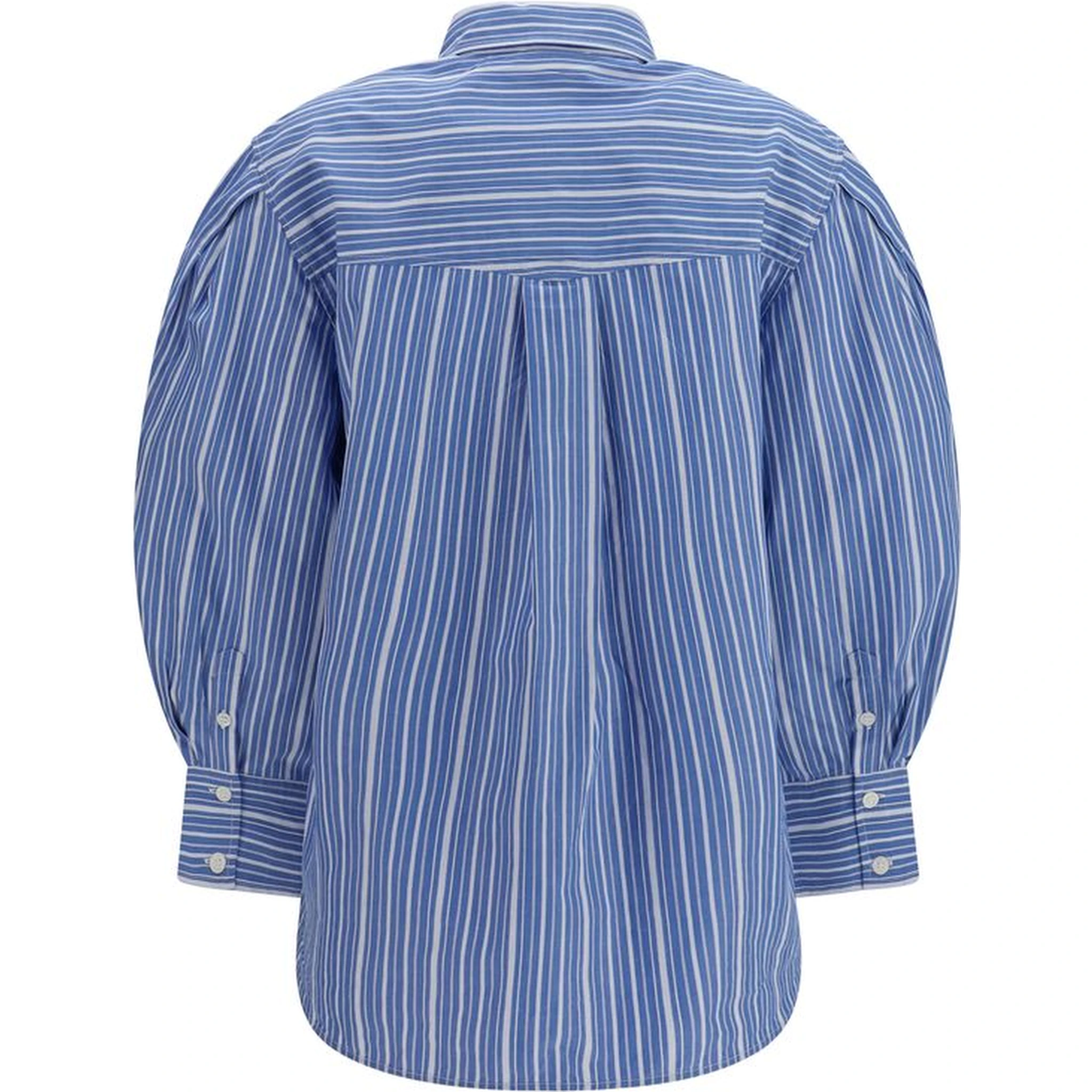 Blue Cotton Pattern Shirt