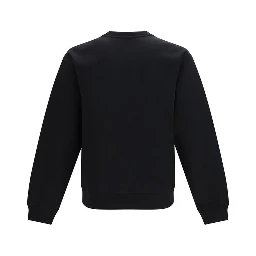 Black Cotton Sweatshirt