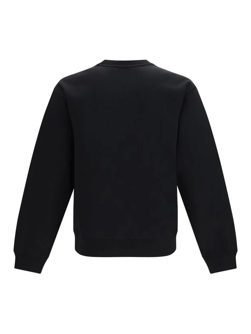 Black Cotton Sweatshirt