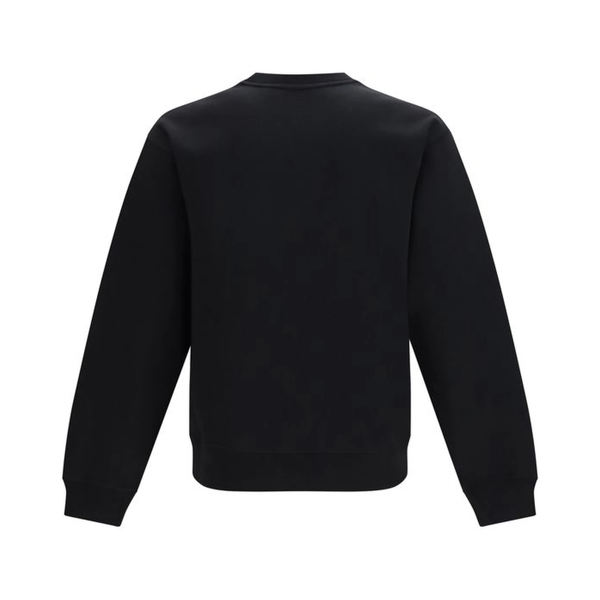 Black Cotton Sweatshirt