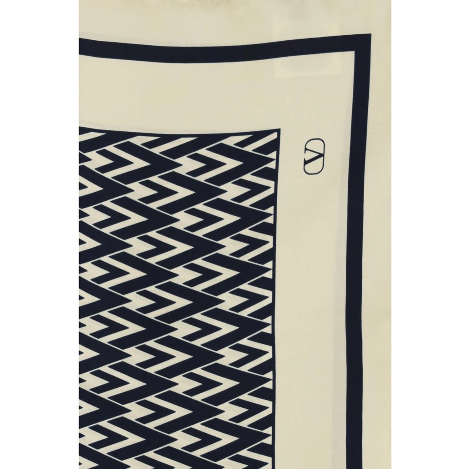 Beige Silk Scarf