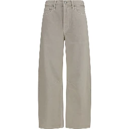 Beige Cotton Jeans Denim