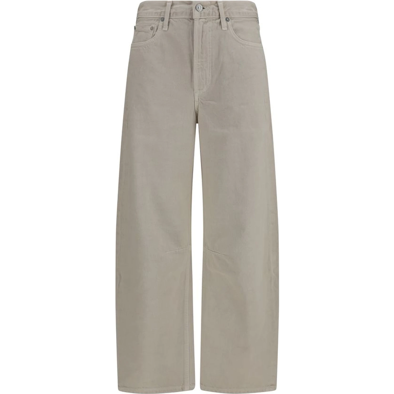 Beige Cotton Jeans Denim