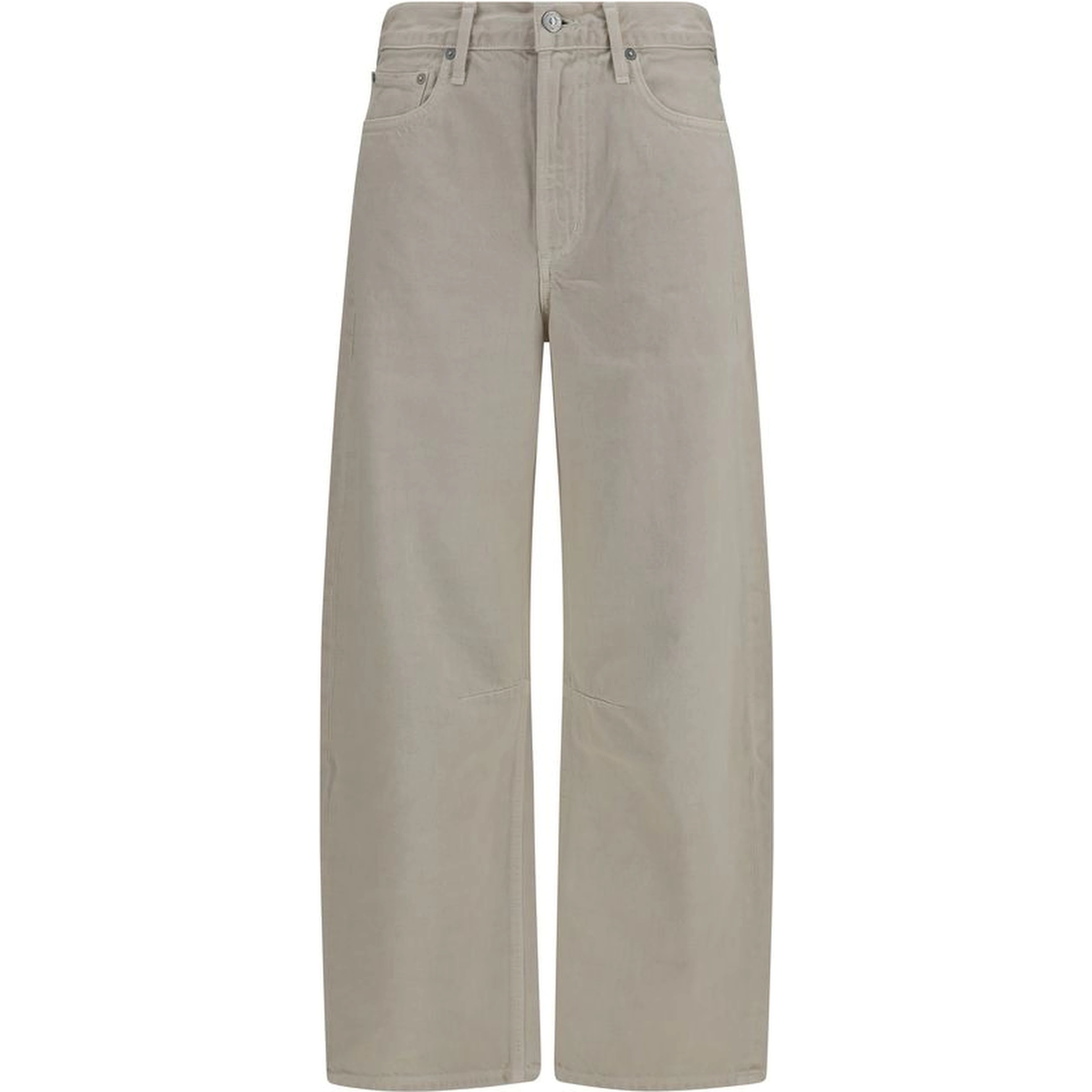 Beige Cotton Jeans Denim