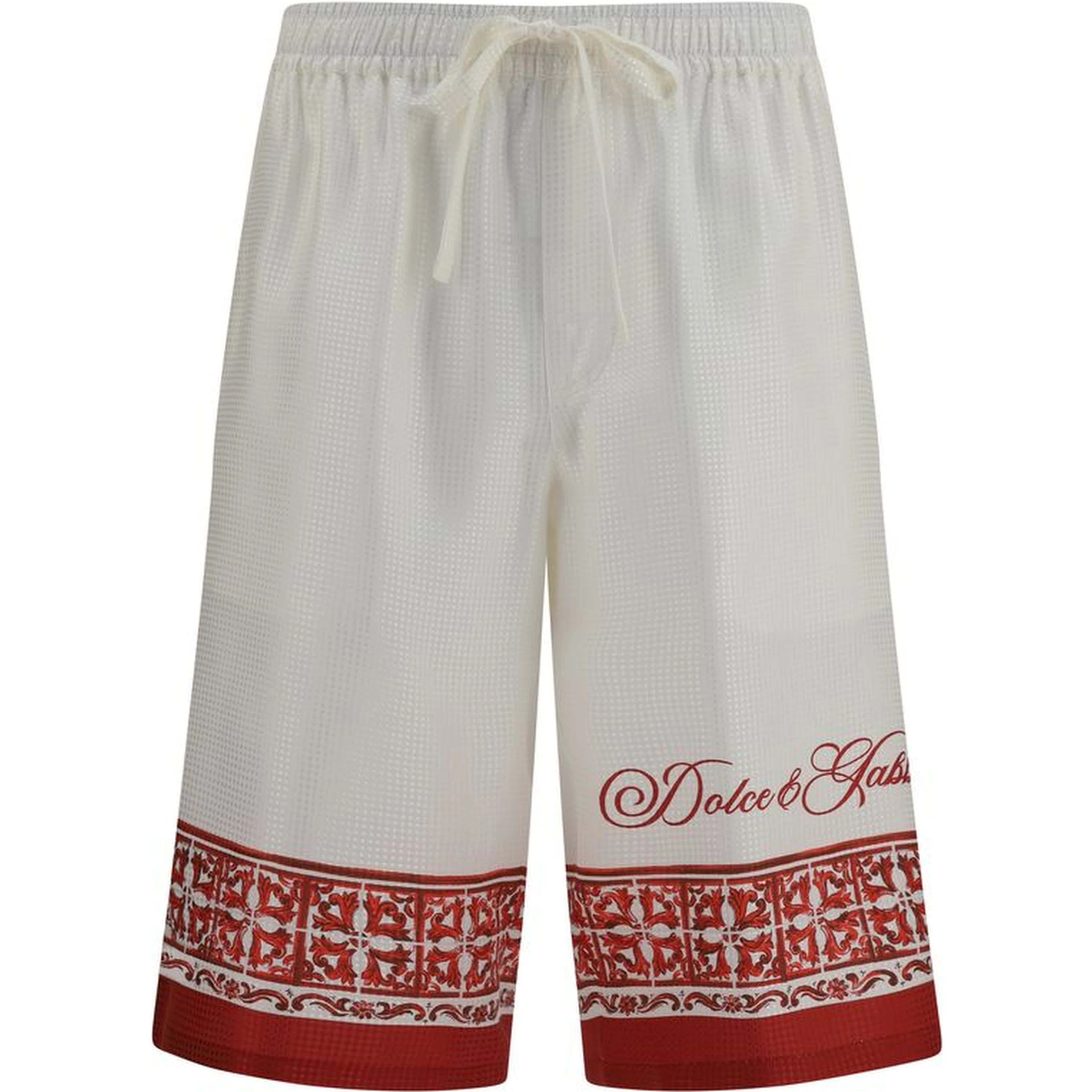 Multicolor Silk Bermuda Shorts