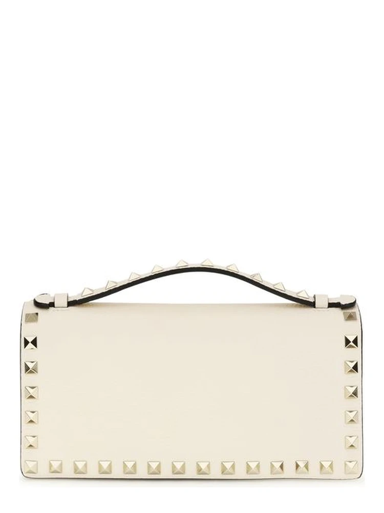 Beige Calf Leather Bos Taurus Wallet