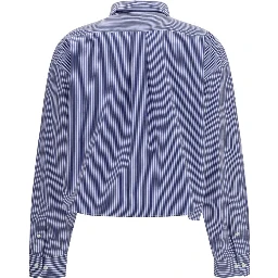 Blue Cotton Dress Shirt