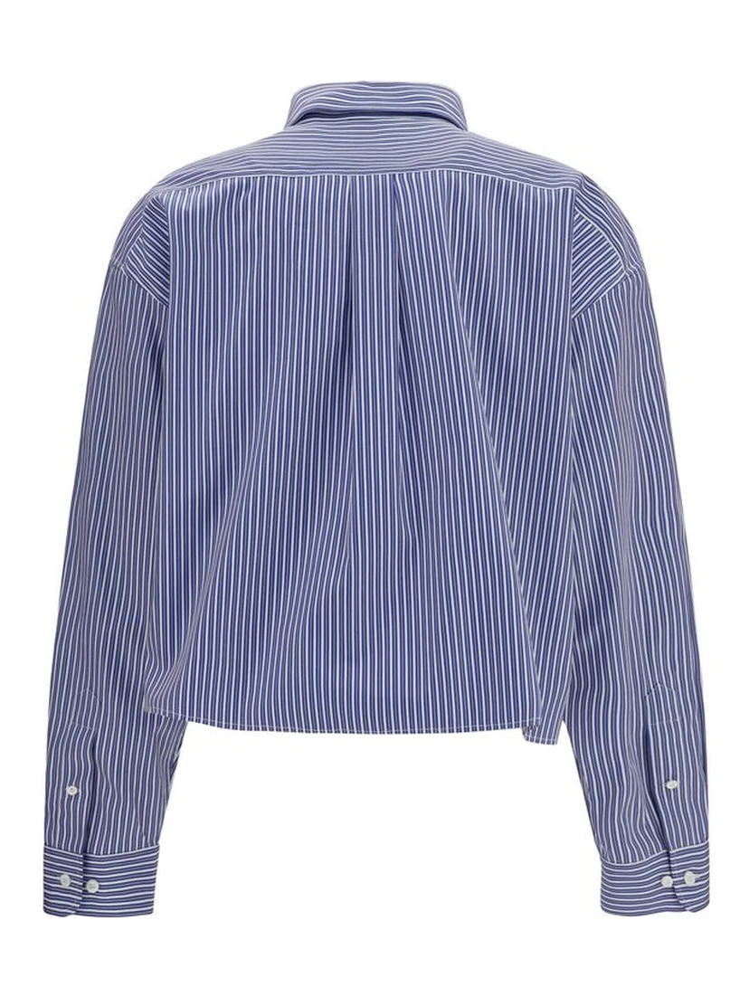 Blue Cotton Dress Shirt