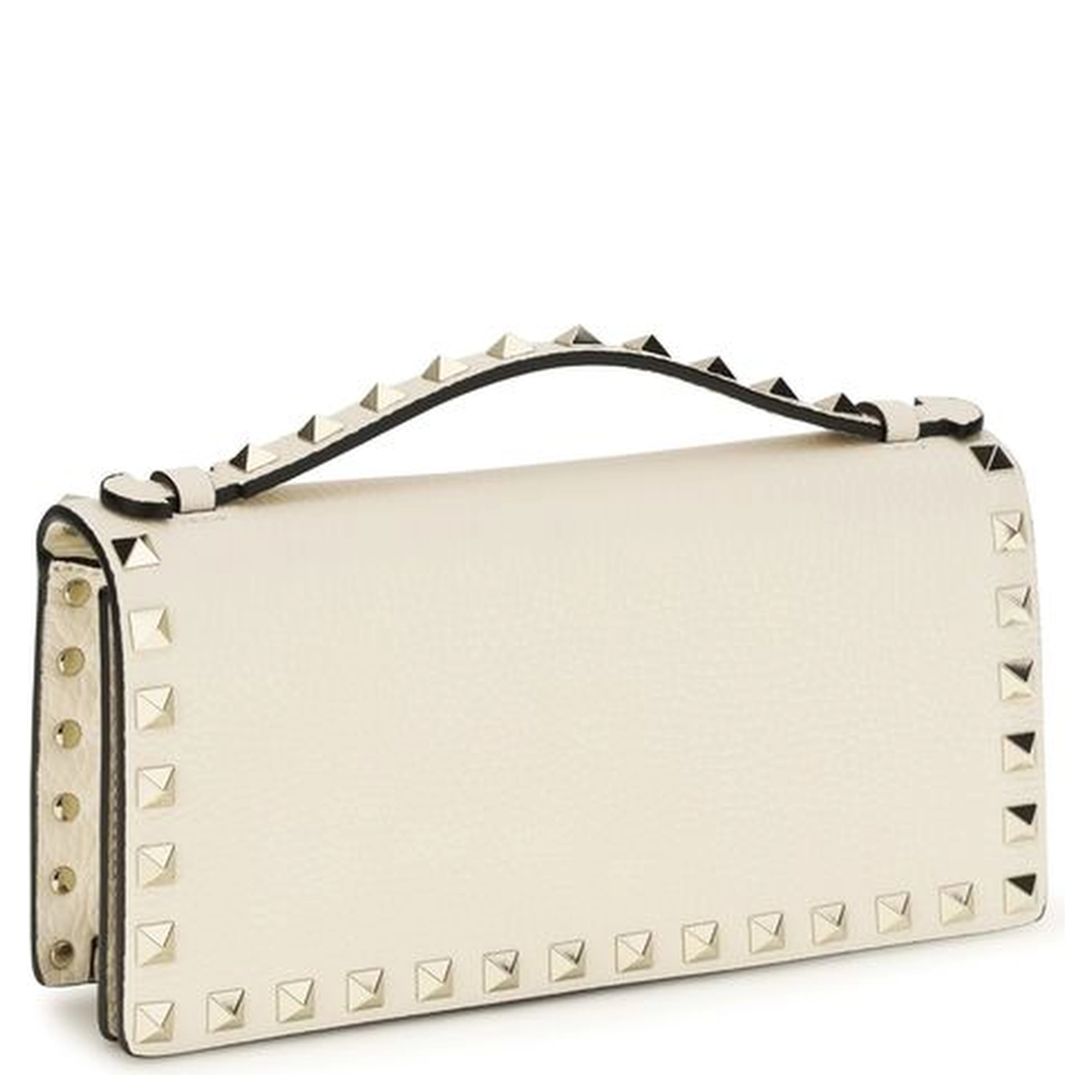Beige Calf Leather Bos Taurus Wallet