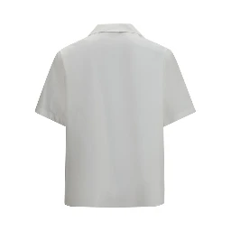 White Cotton Shortsleeve Shirt