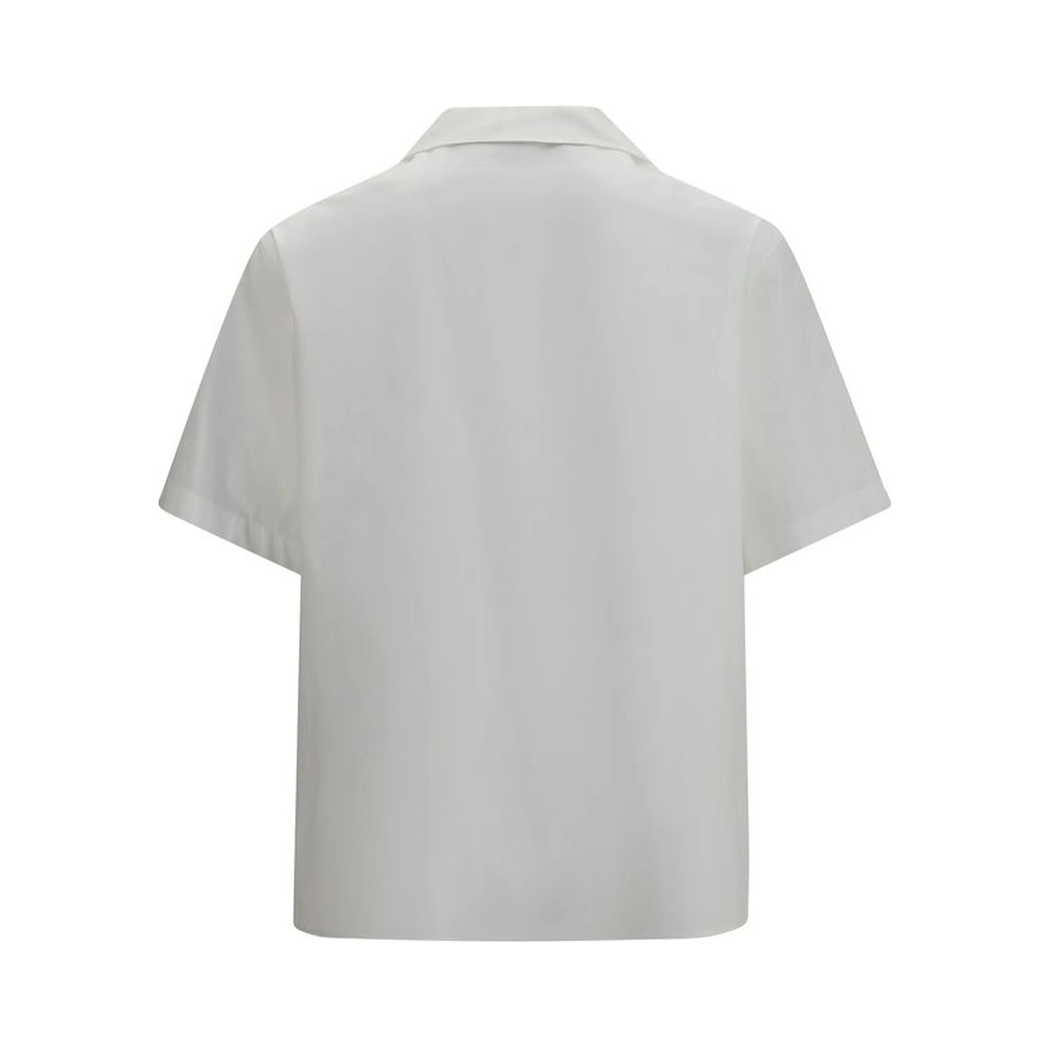 White Cotton Shortsleeve Shirt