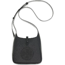 Black Calf Leather Bos Taurus Shoulder Bag