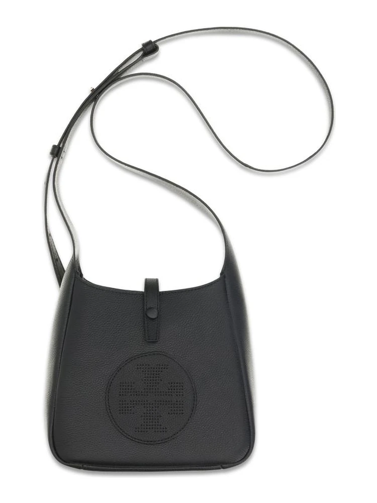 Black Calf Leather Bos Taurus Shoulder Bag