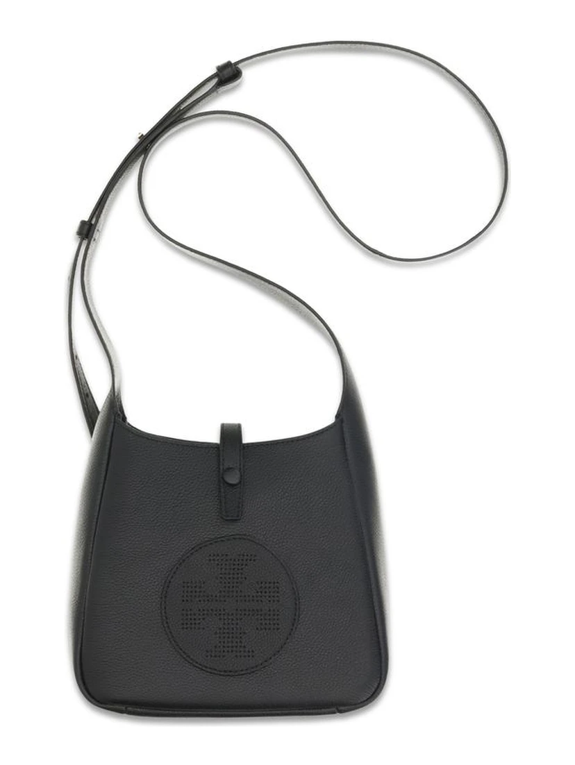 Black Calf Leather Bos Taurus Shoulder Bag