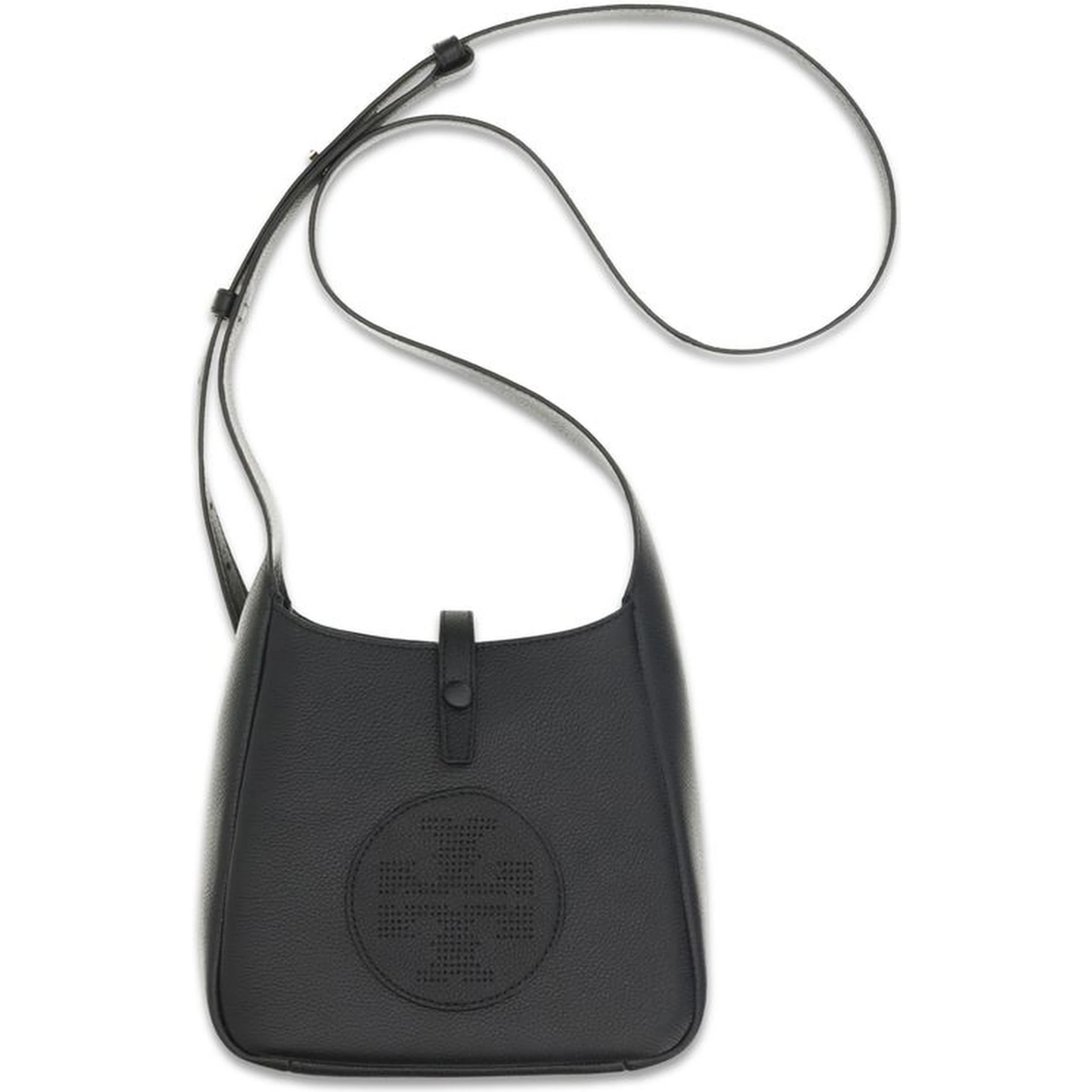 Black Calf Leather Bos Taurus Shoulder Bag