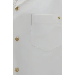 White Cotton Shortsleeve Shirt