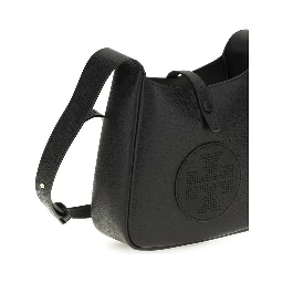 Black Calf Leather Bos Taurus Shoulder Bag