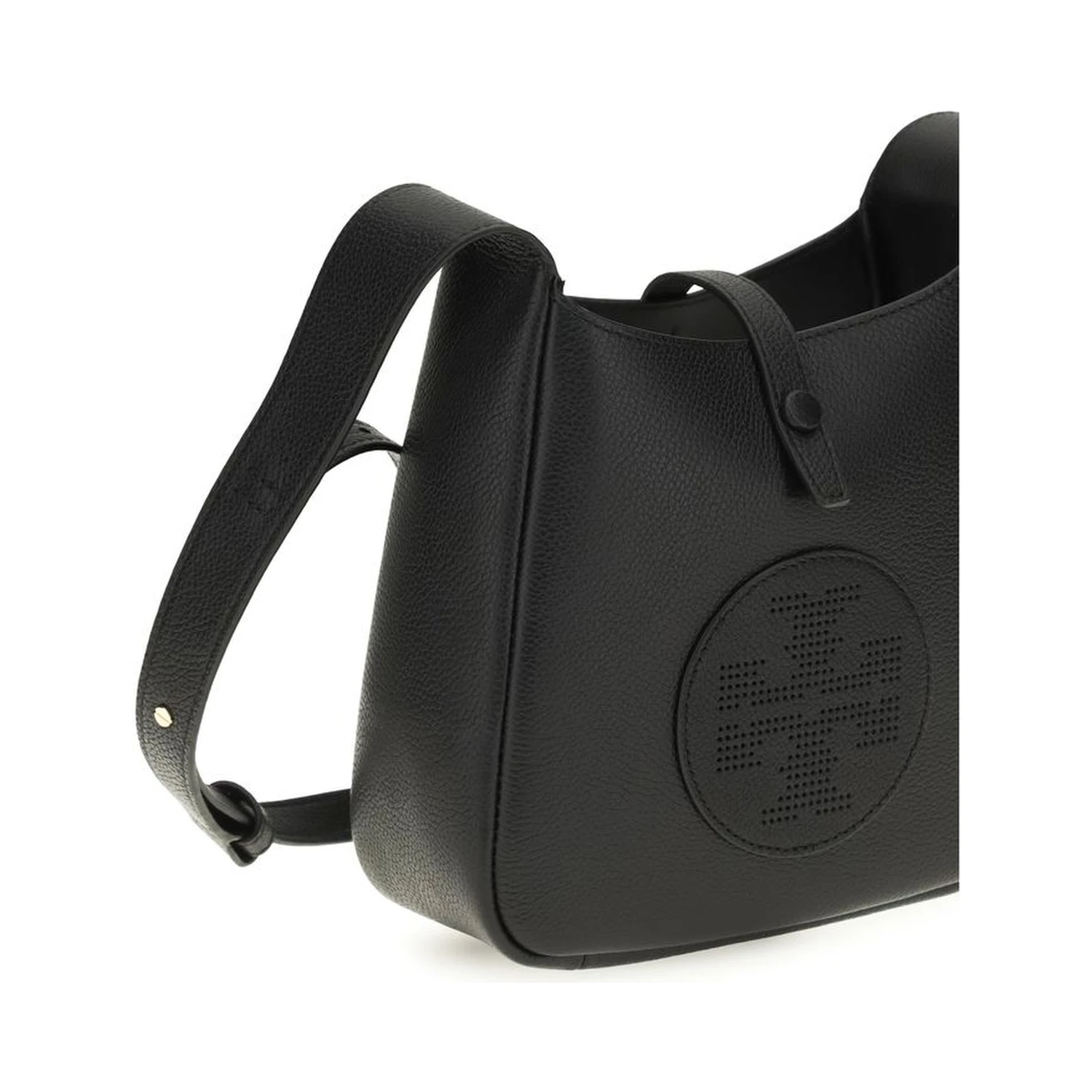 Black Calf Leather Bos Taurus Shoulder Bag