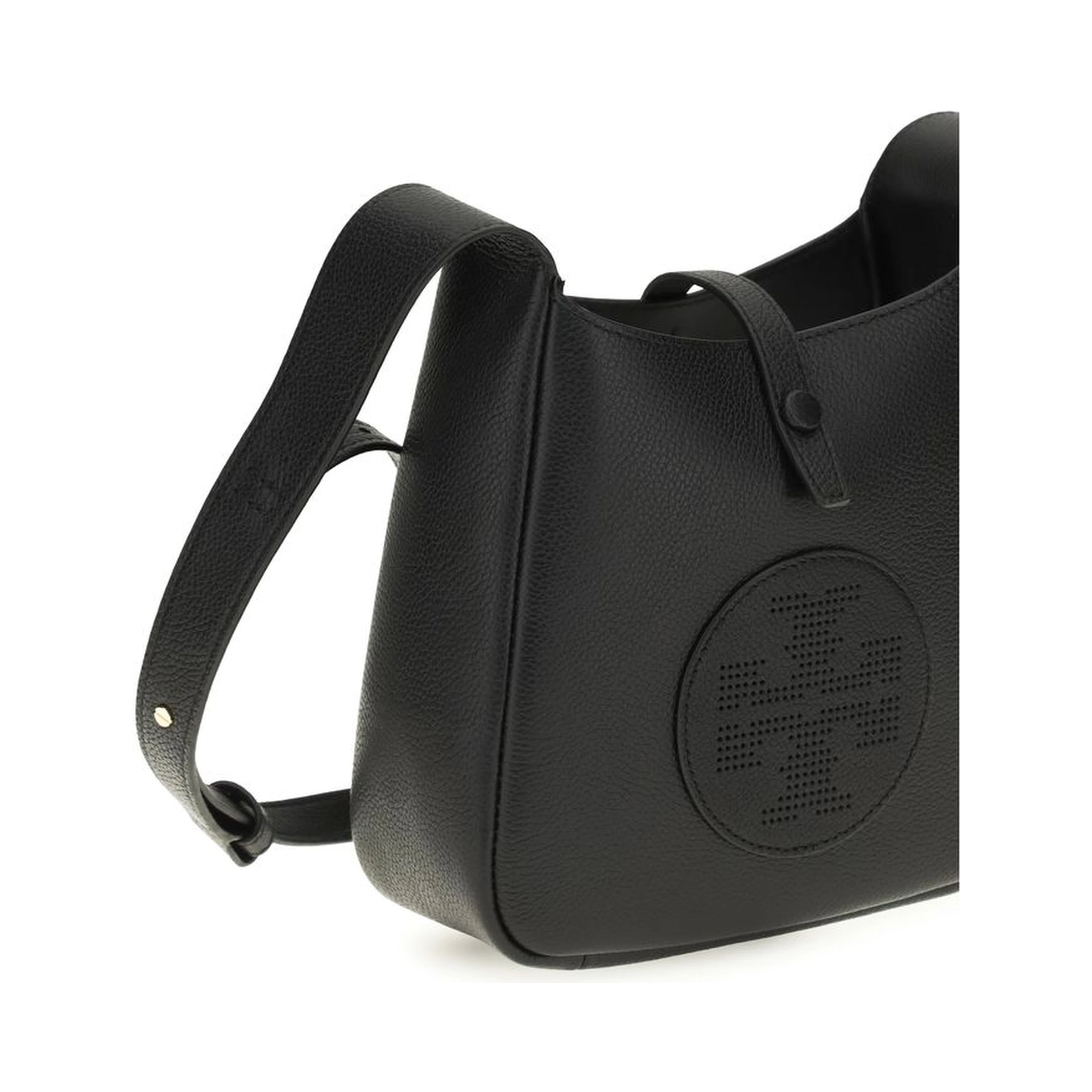 Black Calf Leather Bos Taurus Shoulder Bag