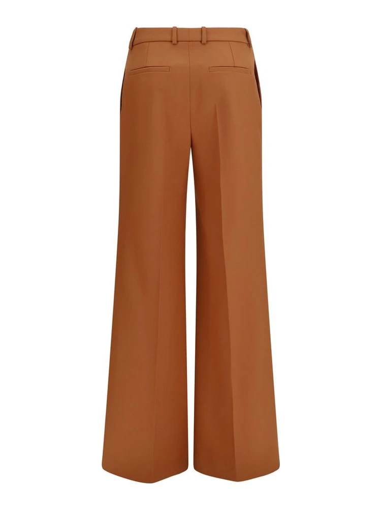 Orange Cotton Flared Pants alternative