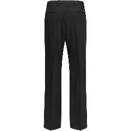 Black Wool Oves Aries Dress Pants