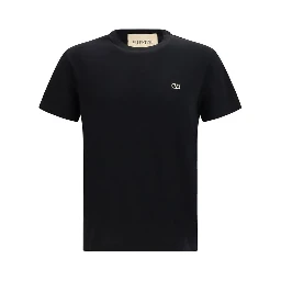 Black Cotton T-Shirt