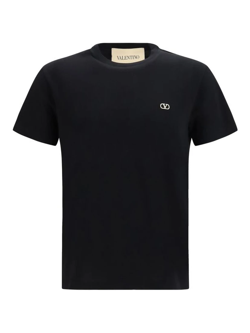 Black Cotton T-Shirt